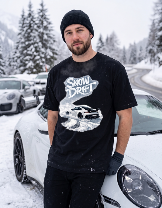 Car Lover Black  T-shirt