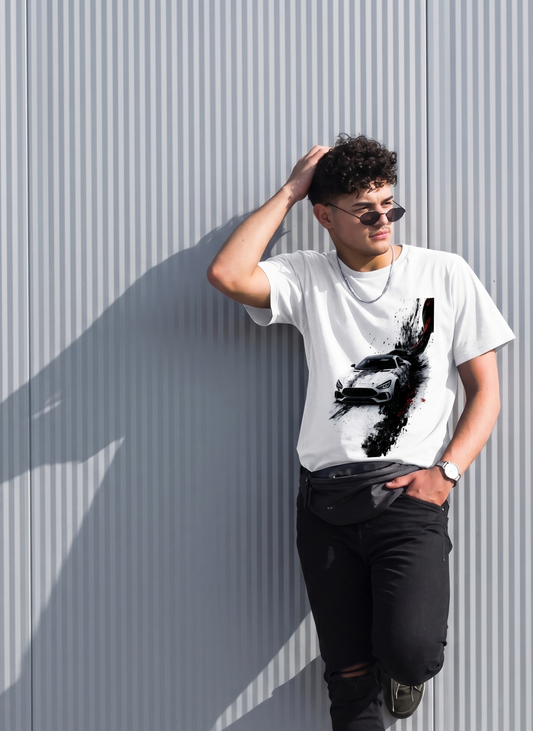 BMW car Printed T-shirt