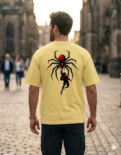 Spiderman Printed Cotton blend T-shirt.